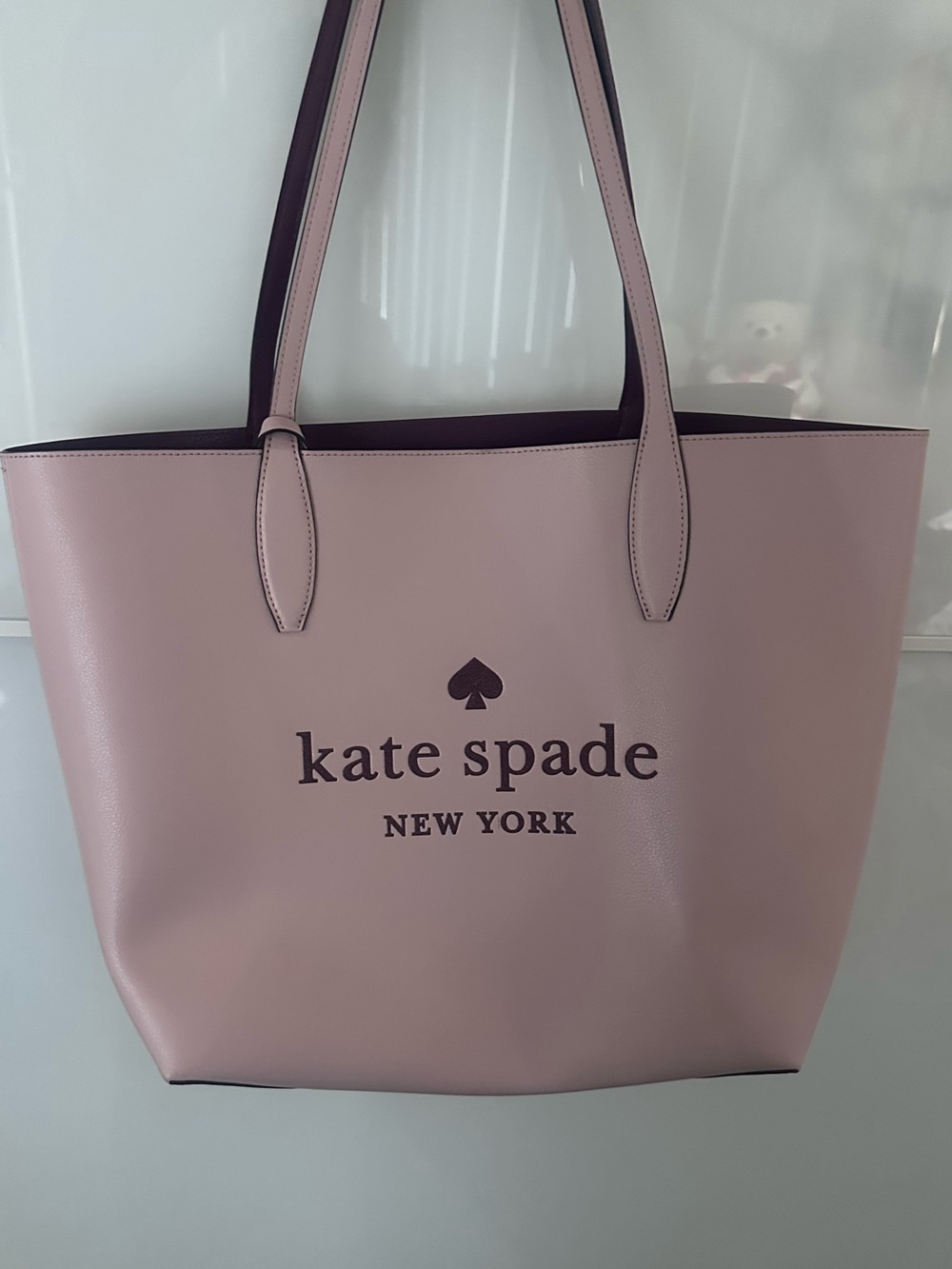 Kate Spade New York Blush Pink Large Tote Bag w/ Removable Zip Pouch